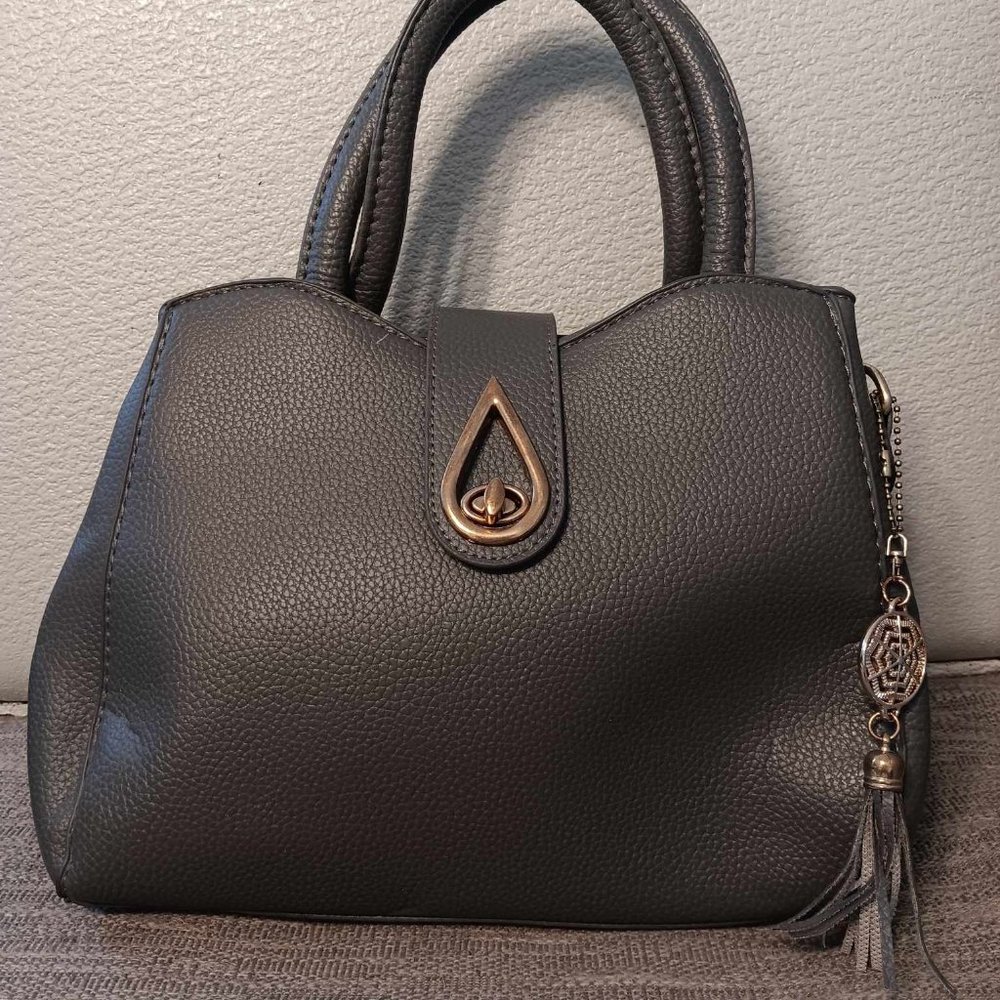 AMVIKS Stylish Handbags Women Satchel Bag Top Handle Purse Medium Tote Bag Cross - Picture 5 of 6